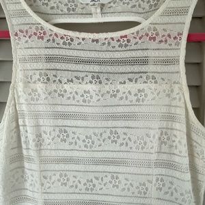 Lace off white dress